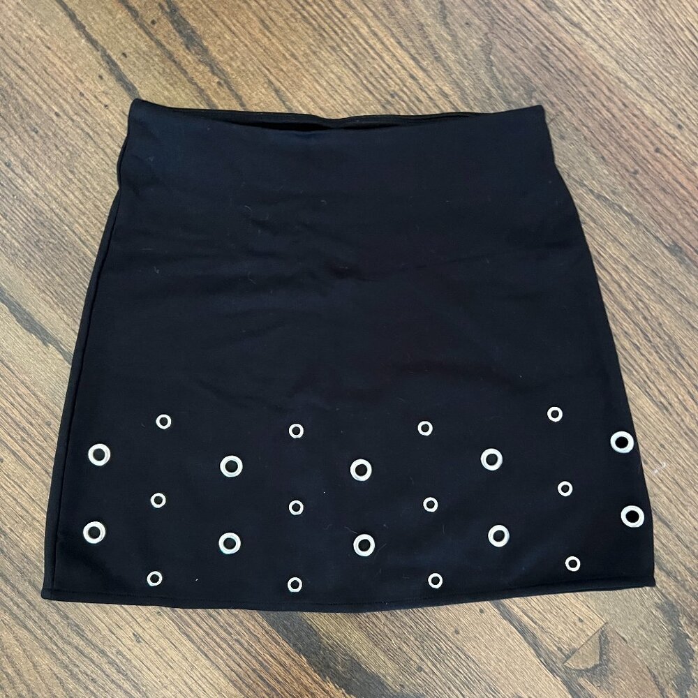 Divided Black Skirt